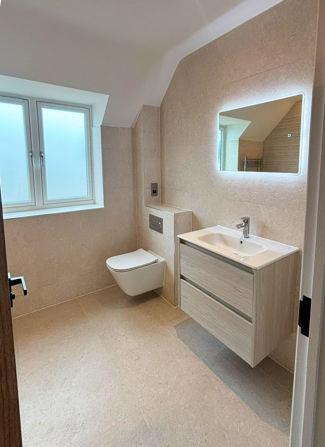 Finished bathroom renovation